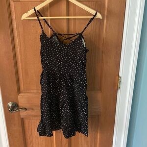 L.A. Hearts Pac Sun Women's Teen Girl Size XS Black and White Polka Dots Dress